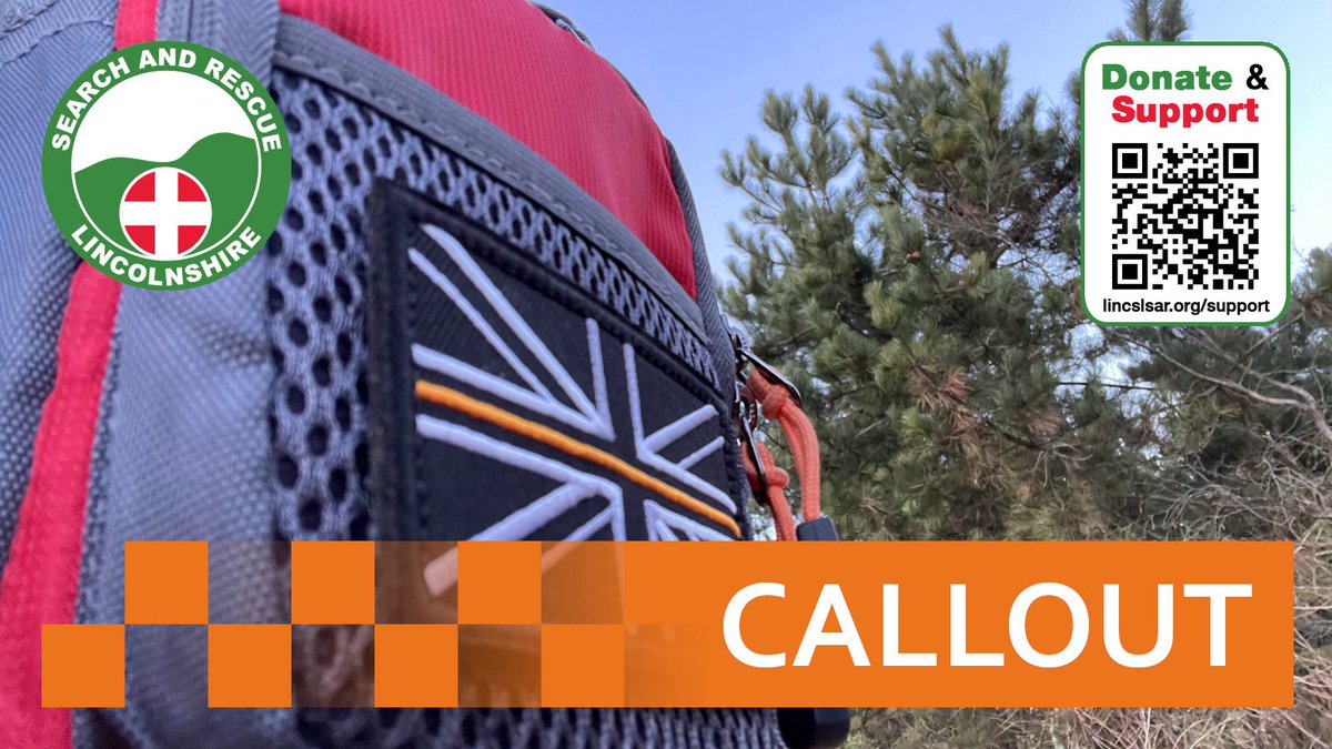 CALLOUT: The team are currently on their way to assist <a href="/LincsPolice/">Lincolnshire Police</a> towards the South of the county. 
Stay safe team. 
#SearchAndRescue 
#Lincolnshire