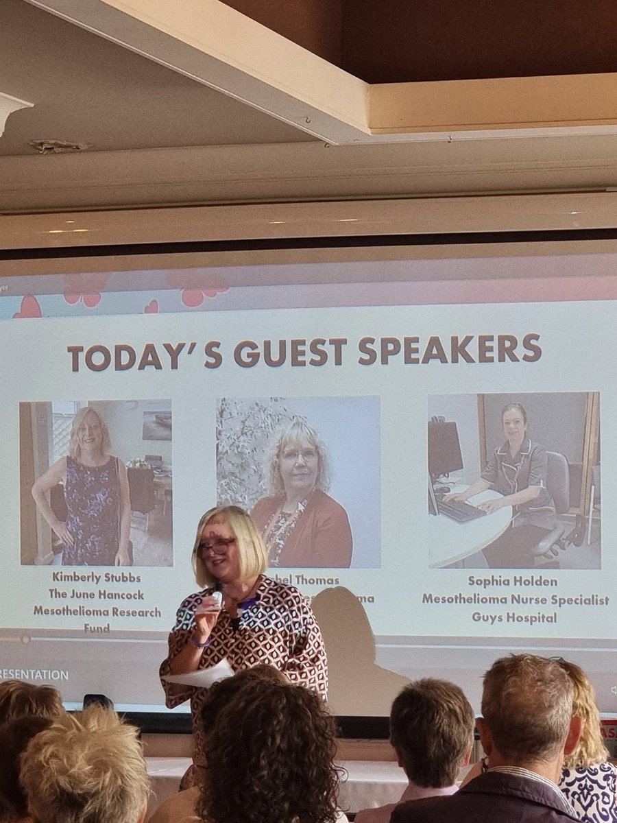 Kimberley Stubbs from the June Hancock Mesothelioma Research Fund giving an inspiring talk with a message of hope for innovative new treatments for #mesothelioma <a href="/Team_HASAG/">HASAG Asbestos Disease Support</a> #AMD2025 #ActionMesoDay #Portsmouth #JuneHancock #JHMRF