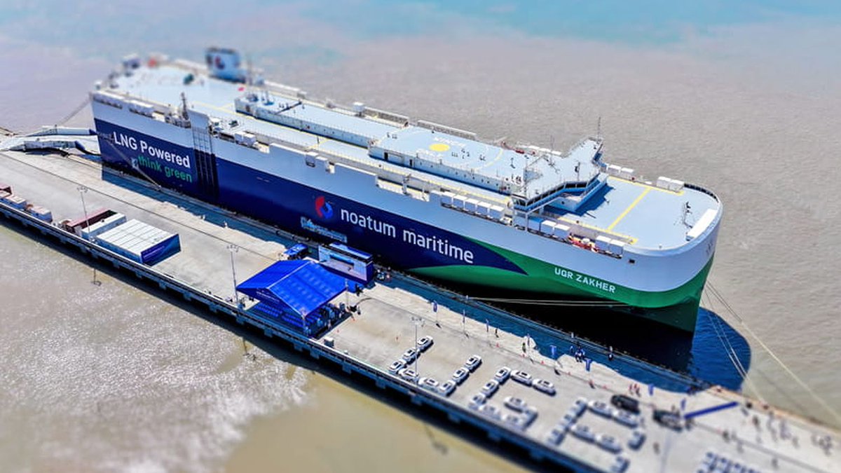 WorldCargoNews's tweet image. 🚗 AD Ports, Ningbo Zhoushan Port Group ink deal on auto logistics: tinyurl.com/uvuvvm8w 
@ADPortsGroup 
#Ningbo #Zhousan #AutoLogistics #Automotive #RoRo #Logistics #WorldCargoNews