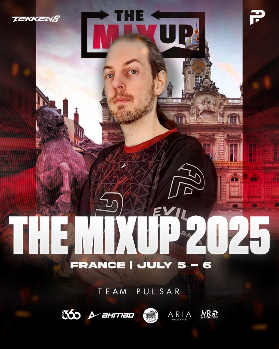 🥋 240 players.
🌍 TWT Master Event.
🔥 High-level Tekken 8 action incoming at <a href="/THEMIXUPLyon/">The MIXUP</a> ! 

📍 Lyon, France
📅 July 5–6

Expect hype matches, big names &amp; major TWT points on the line.

💥 Ready for the next battle?

🎮 more info: themixup.eu

Go <a href="/seppaevil46/">Pulsar | evil46</a>! 💪🏻