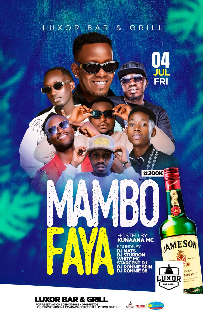 Tonight we a mashing up the city <a href="/LuxorBarMbra/">Luxor Bar & Grill</a> #MamboFayaAtLuxor