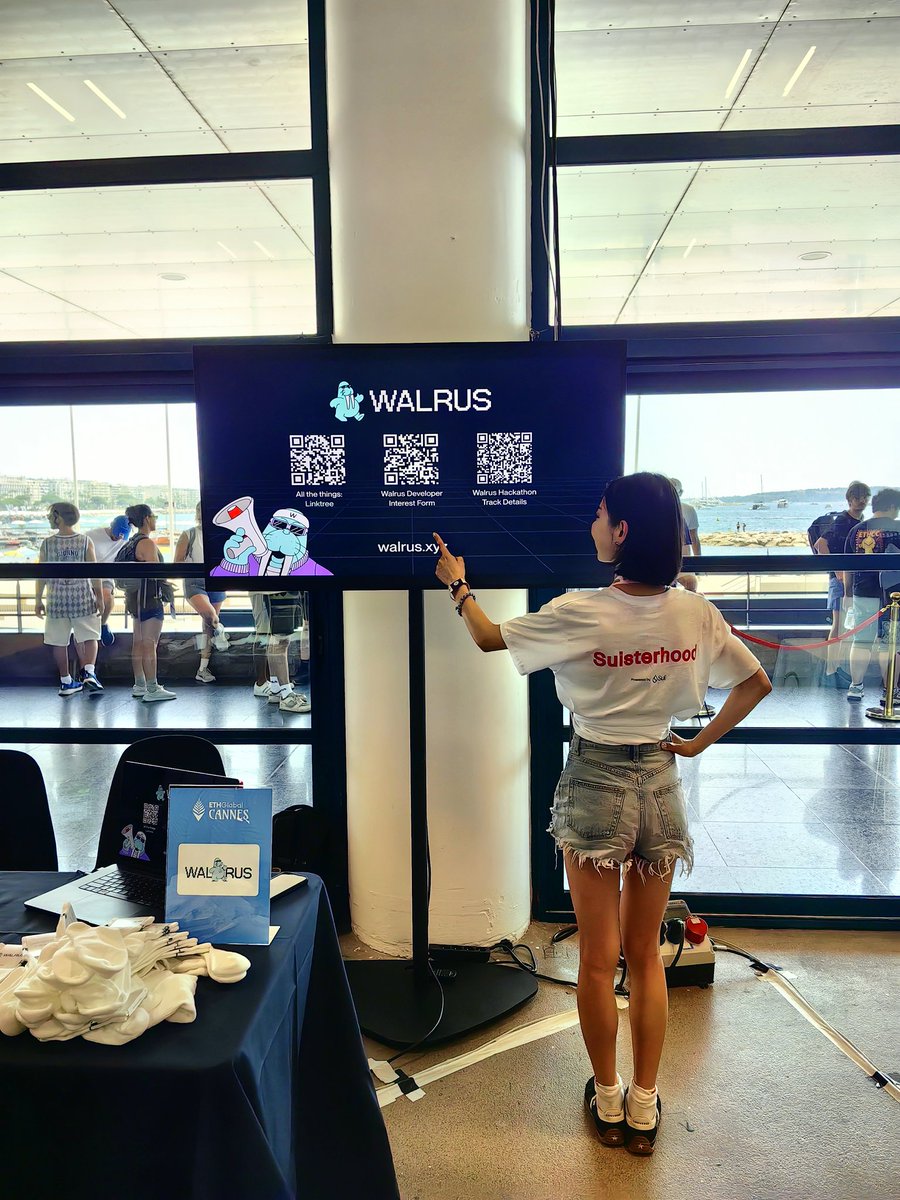 Suisterhood's tweet image. Calling all Suister builders! 🇫🇷  

Join us at @ETHGlobal Cannes to hack on the @WalrusProtocol bounty!  

💡 Get the details | 🛍️ Grab some merch | 💻 Start building!

Drop by, say hi, and let’s make something awesome together! 💙  

#ETHGlobal #WalrusProtocol #BUIDL
