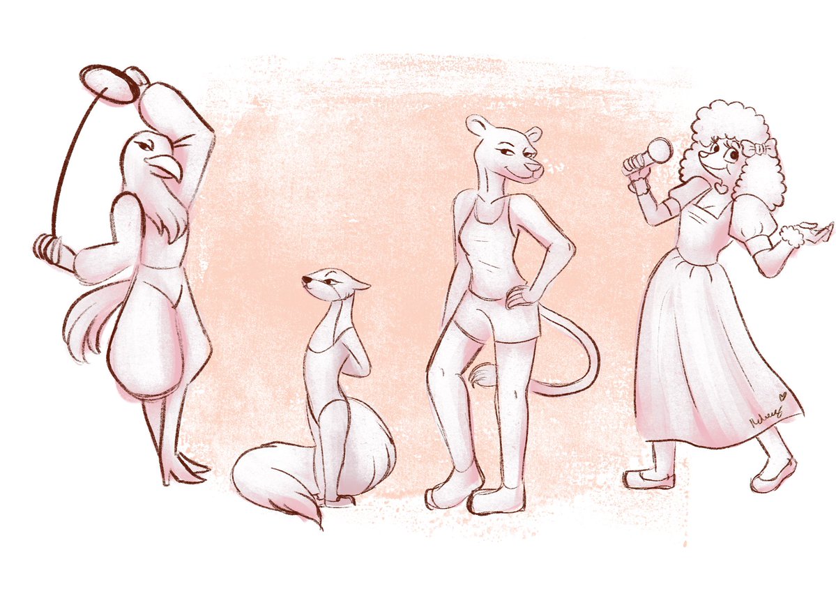 rebeccawongsl's tweet image. Old sketch I thought I decided to throw some paint on and post on here. Animalympics has fantastic character designs!
