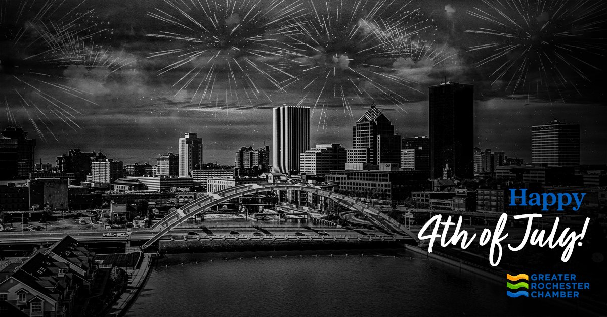 RochesterChambr's tweet image. We’re proud to celebrate the values that built this country—and the community that keeps it strong. 🇺🇸 Greater Rochester Chamber offices will be closed on Friday, July 4 in observance of Independence Day. Wishing you a safe and meaningful holiday—see you on Monday!
