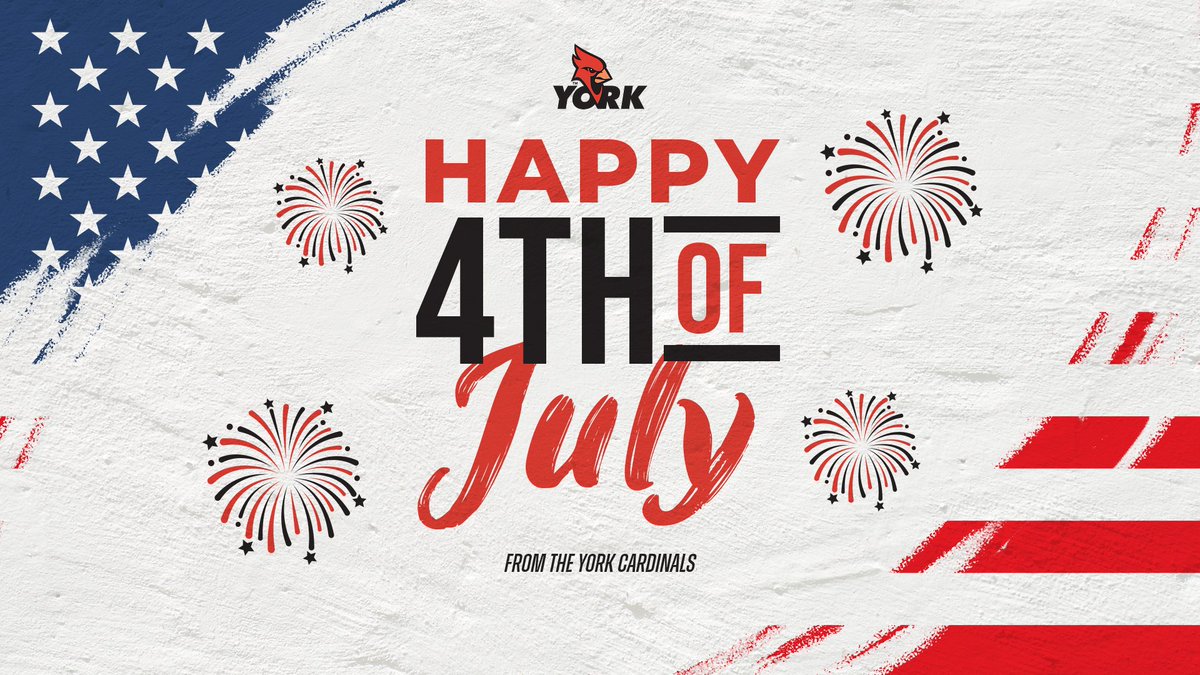 🎆𝗛𝗮𝗽𝗽𝘆 𝗙𝗼𝘂𝗿𝘁𝗵 𝗼𝗳 𝗝𝘂𝗹𝘆 🇺🇸
 
#YCCardinals #RiseAbove #TheCardinalWay #FutureTakesFlight #4thofJuly