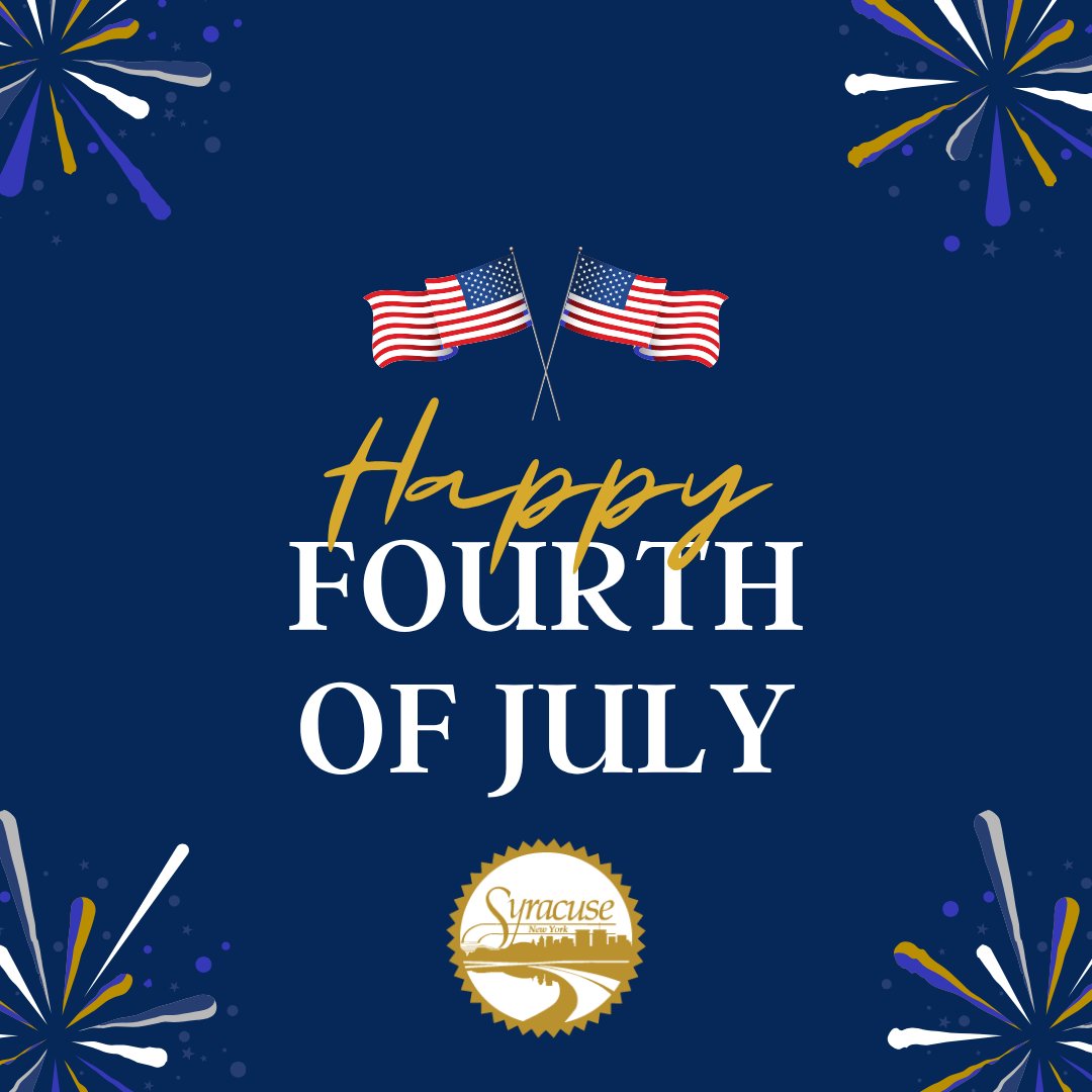 Happy Fourth of July, Syracuse! ❤️🤍💙