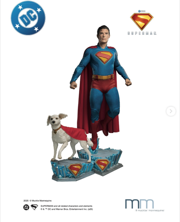 Superman and Krypto Life Size Figures 2025 - The Fans of Magic Store #Superman #SupermanMovie 

thefansofmagicstore.com/superman-and-k…