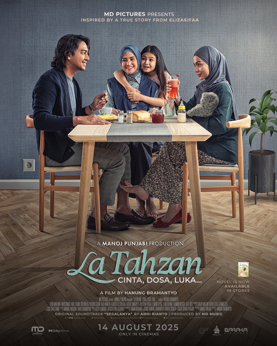 Senyum mereka memancarkan keluarga penuh cinta.
Namun, dosa &amp; luka... selalu menemukan cara untuk menghancurkan.

#LaTahzan tayang 14 Agustus 2025 di XXI!

#LebihASIK #NontonASIKdiXXI