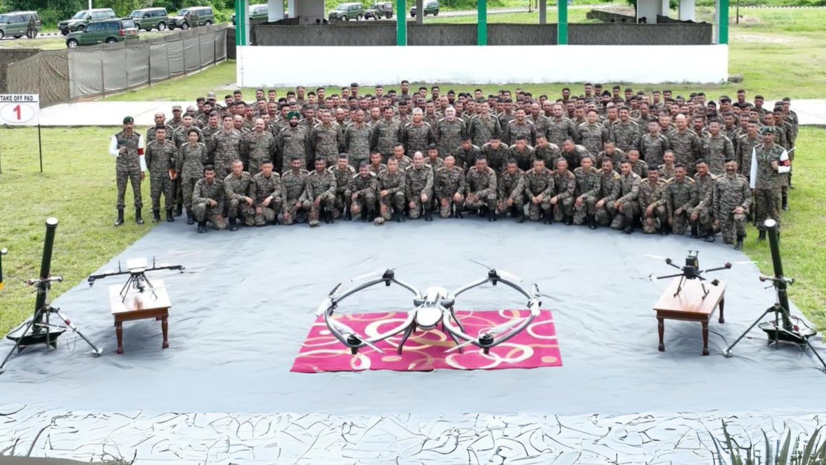 Drones

Left: IdeaForge Netra V4 Pro
Middle: Raphe mPhibr mR-20
Right: Tunga Drishya Mini