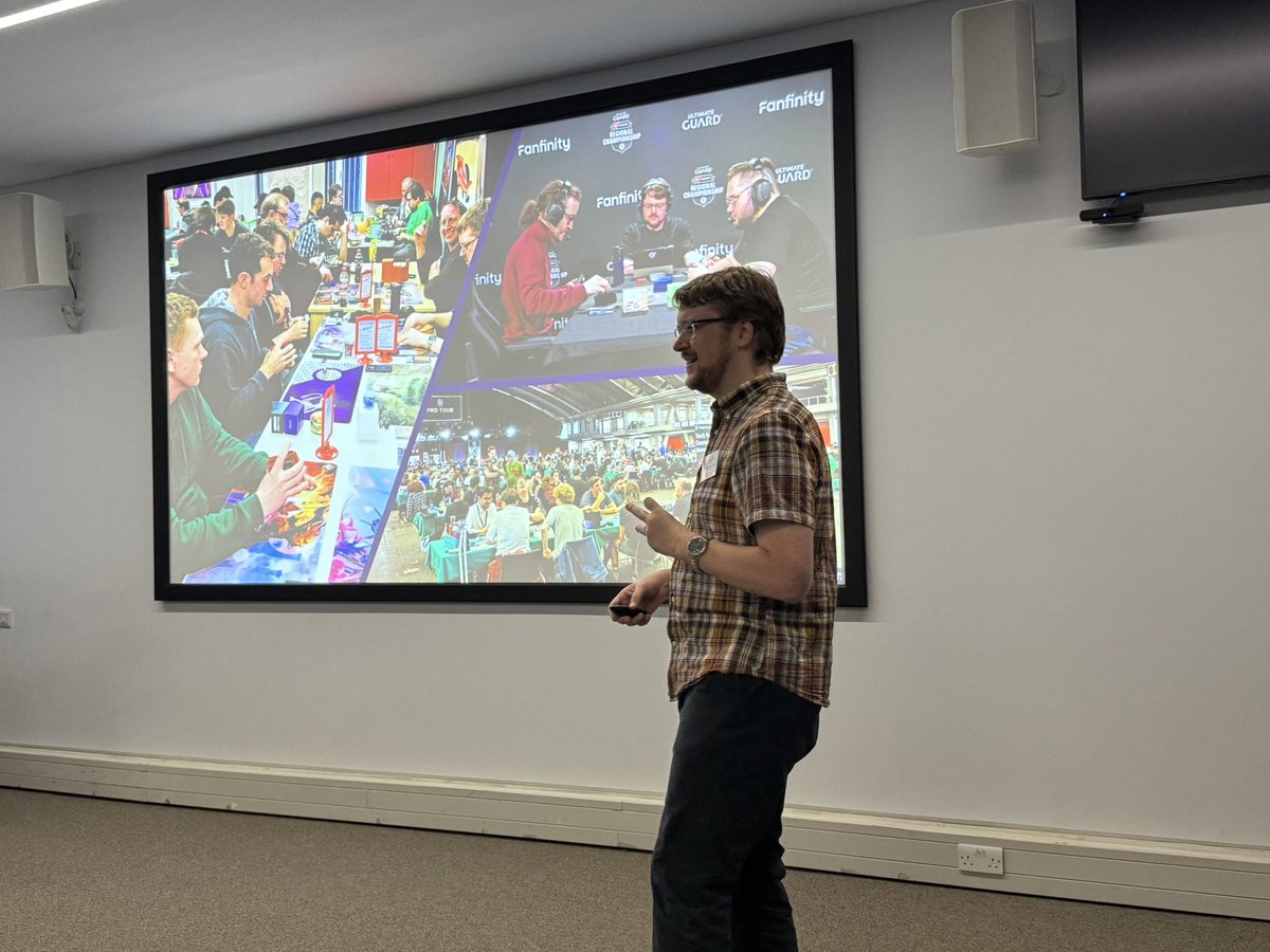 EuSpRIG's tweet image. David Lyford Tilly with his second talk at EuSpRIG 2025 on “making the magic bracket happen” - the largest single elimination tournament ever all managed and analysed through spreadsheets #Excel #magicbracket