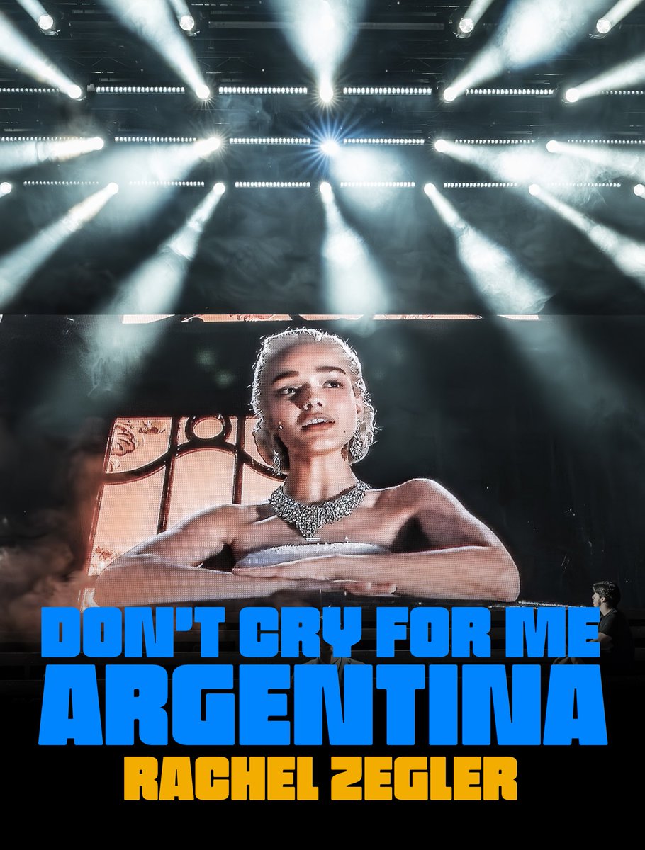OfficialALW's tweet image. ‘Don’t Cry For Me Argentina’ by the talented Rachel Zegler. - Team ALW
🎧 dcfma.com
#Evita