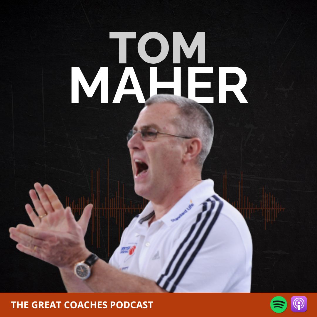 CoachesGreat's tweet image. Our latest #podcast episode features an interview with Australian basketball coach Tom Maher 🇦🇺
Having led national teams from across the world to six consecutive Olympics, it's fair to say that Tom knows a thing or two about leading teams to success in high-performance,…
