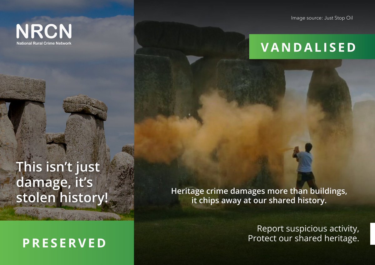 National Rural Crime Network (@ruralcrimentwk) on Twitter photo What happens when our #history disappears by intent?
As Mark Harrison, of <a href="/HistoricEngland/">Historic England</a>, warns that #HeritageCrime is rising.
<a href="/resolveasb/">ResolveASB</a> #ASBAwarenessWeek highlights vandalism's threat to history.
Visit - resolveuk.org.uk/our-services/a…
Learn more - historicengland.org.uk What happens when our #history disappears by intent?
As Mark Harrison, of <a href="/HistoricEngland/">Historic England</a>, warns that #HeritageCrime is rising.
<a href="/resolveasb/">ResolveASB</a> #ASBAwarenessWeek highlights vandalism's threat to history.
Visit - resolveuk.org.uk/our-services/a…
Learn more - historicengland.org.uk