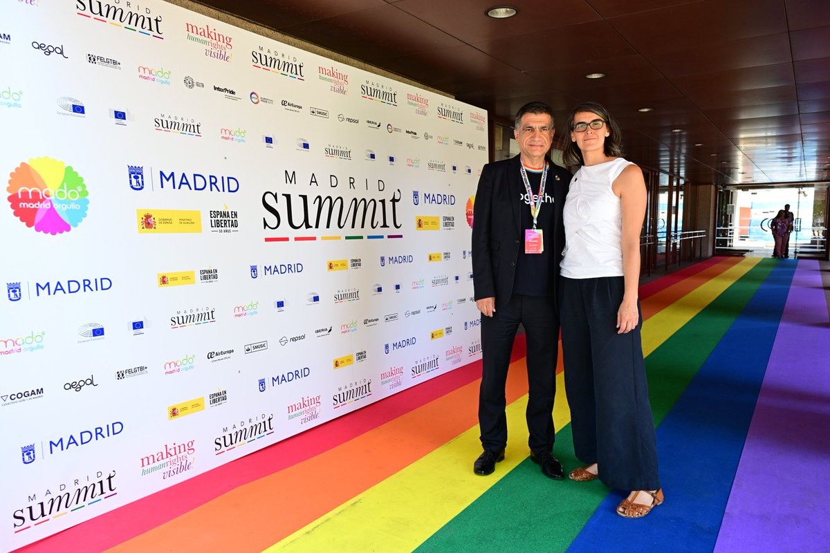 🔴 La Celebración de los 50 años de #españaenlibertad participa en el @madridsummit, la Conferencia Internacional de #DerechosHumanos del #madridorgullo2025