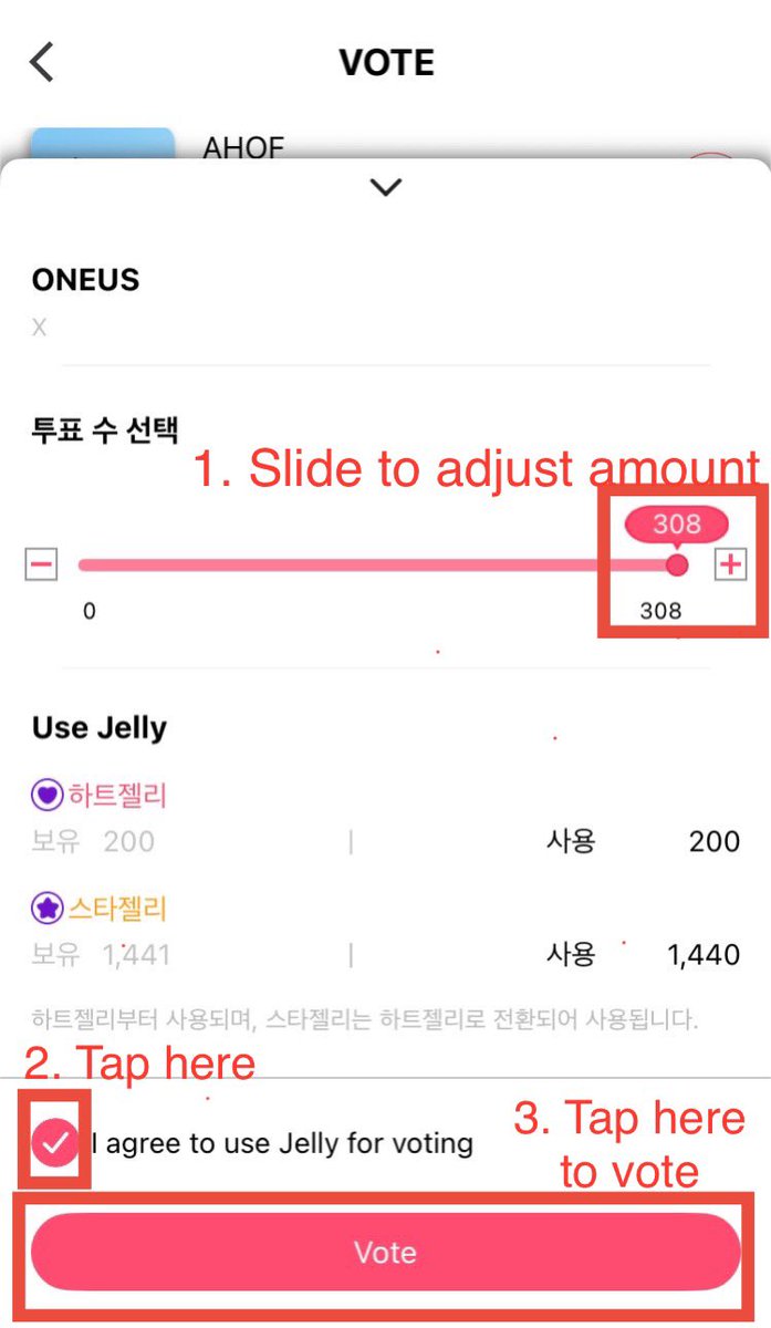 oneusvoting's tweet image. ⭐️STARPLANET/The SHOW Prevote

🕰: End Mon 7th @ 2pm kst
💖: Unlimited votes

1. In STARPLANET homepage tap Early Vote icon
2. Find ONEUS &amp;amp; tap Star icon
3. Adjust votes. Star jelly = 2X heart jelly
4. Success!

We advise going all in, show ONEUS our love &amp;amp; support. Let’s go!💪🌙