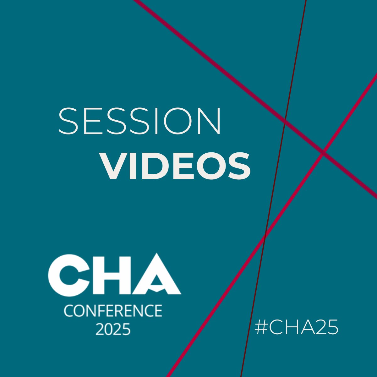 #CHA25: Over 700 participants onsite and online made this a special conference in these challenging times. Thank you! If you missed one of the online sessions or want to re-watch it - here's a video playlist: youtube.com/playlist?list=…