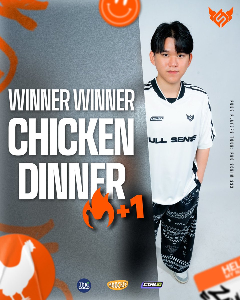 🍗 Can we have some chicken, please?
Today our FS PUBG squad kicked off the 𝙋𝙐𝘽𝙂 𝙋𝙇𝘼𝙔𝙀𝙍𝙎 𝙏𝙊𝙐𝙍: 𝙋𝙍𝙊 𝙎𝘾𝙍𝙄𝙈 𝙎𝙎𝟯 with a great start — and we’re hungry for more chicken dinners! &lt;3
.
#FULLSENSE #FSPUBG #FSFLYHIGH 
#ไทยโคโค่ #moochiepetfood #CtrlG