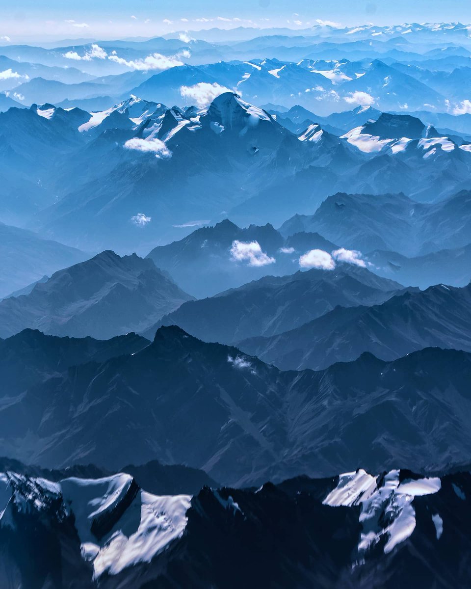 High in the Himalayas.