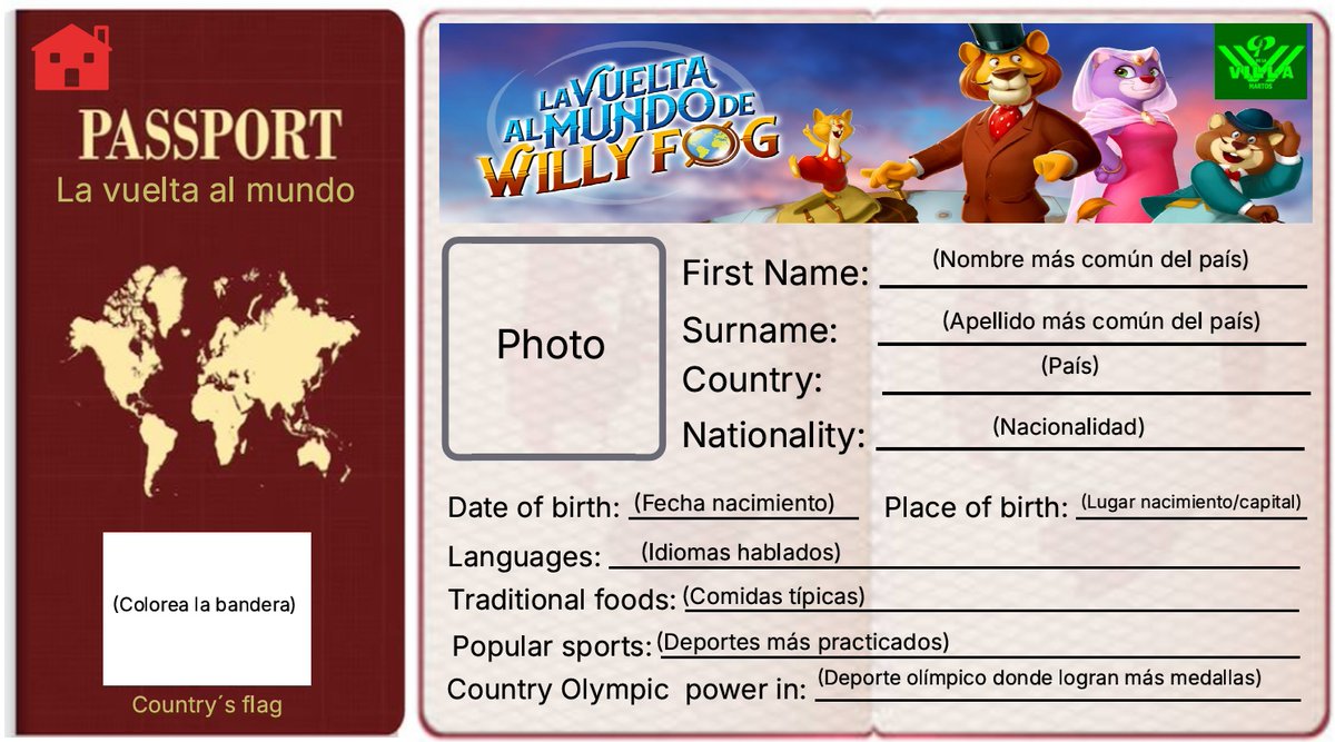 Comparto gamificación 24-25. La vuelta al mundo en 80 días con Willy Fog y sus amigos. Hemos viajado por  diferentes continentes y países del mundo, tras superar retos en E.F., Mates y Lengua, logrando sellos de oro, plata, bronce o normal según desempeño view.genially.com/68679a0eef445d…