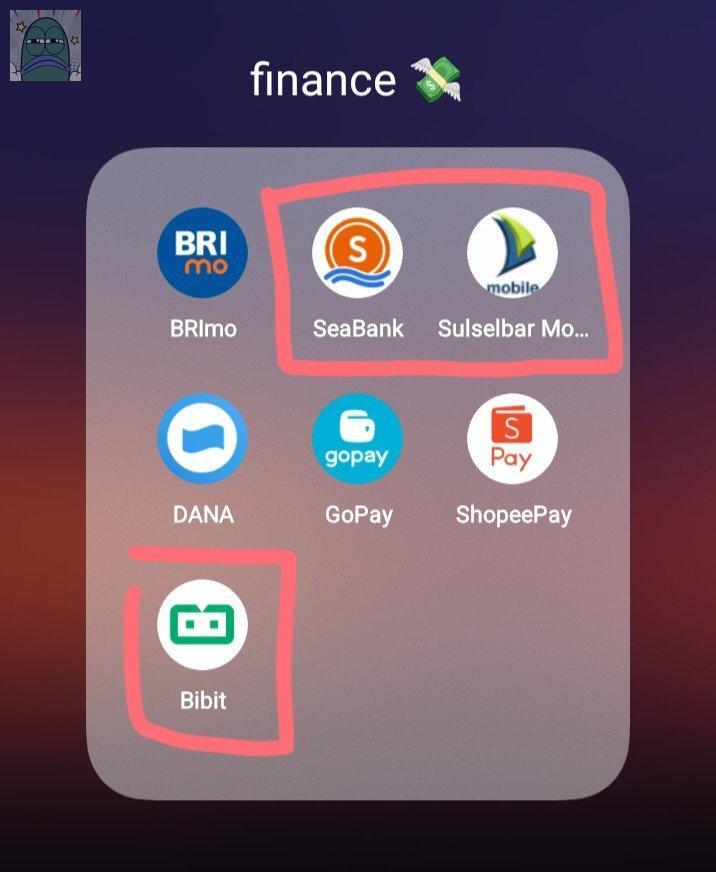 kalian nyimpen duit dmn? 
gaji -> bank sulselbar
tf/topup -> seabank
nabung -> bibit

ini gapapa kah? mau taro uang di seabank tp takut sm bunganya, klo di bibit aku pke yg syariah, atau ada saran lain? 💚