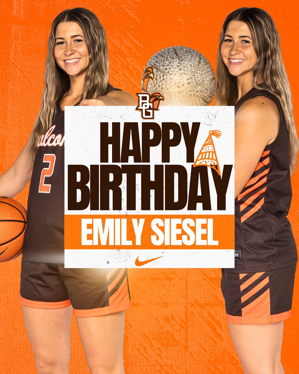 BGSUWBB's tweet photo. Happy Birthday to our girl Emily Siesel! 

Grateful to have you reppin’ the orange and brown 🎉🧡

#AyZiggy https://t.co/1E7VWmU2Fy