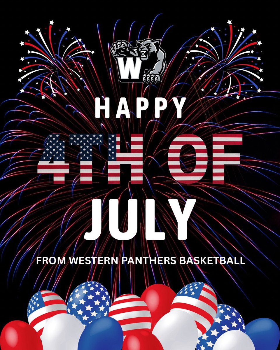 PantherHoopsWHS's tweet image. 🎆🎆🎆 Happy #4thofJuly
“We hold these truths to be self-evident, that all men are created equal, that they are endowed by their Creator with certain unalienable Rights, that among these are Life, Liberty and the pursuit of Happiness.”
#GoPanthers America! 🇺🇸
