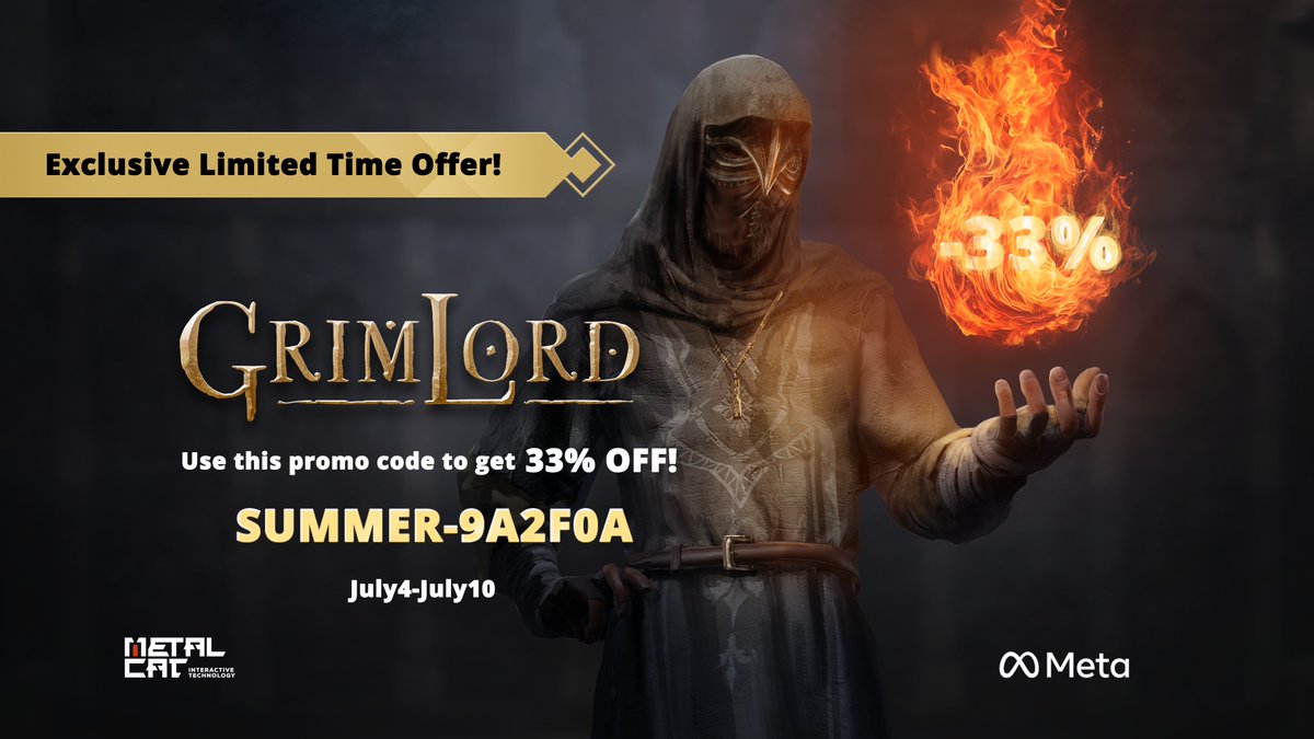 Grimlord | VR Souls-like Action RPG tweet media