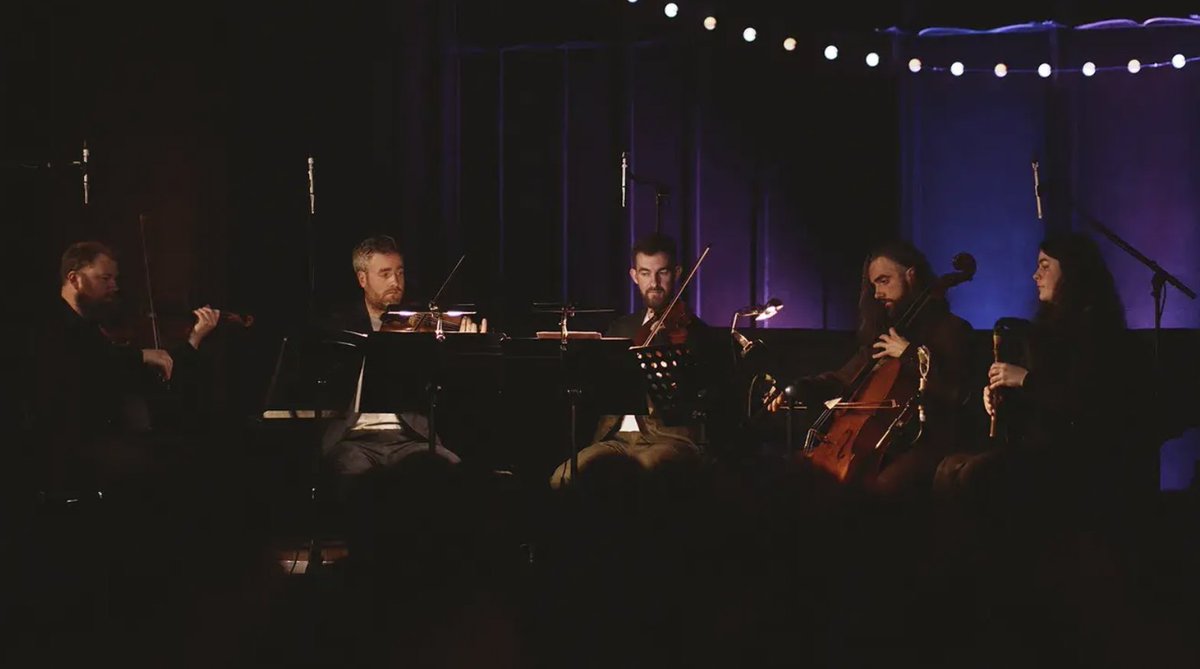 scottishmusic's tweet photo. Sunday 12noon @southbankcentre part of New Music Biennial @BBCRadio3 @nmcrecordings @bradford2025 @buckleylinda Thar Farraige (Over Sea) performed by @MaxwellQuartet &amp; Ailis Sutherland commissioned by @chambermusicsct funded @PRSFoundation FREE ➡ https://t.co/Tcf74EXp3i https://t.co/r3g7TLXnAi