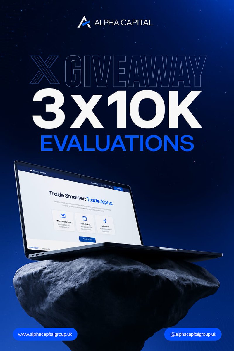 🎁 Giveaway Time 🎁

3x 10k challenge accounts

🔸Follow <a href="/AlphaCapitalUK/">Alpha Capital Group</a> <a href="/AlphaStats1/">Alpha Stats</a> &amp; <a href="/gaffapips/">GaffaPips</a>  

🔸Like &amp; Retweet

🔸Like &amp; Repost Quoted Post

🔸Tag Traders

⏳72 Hours.