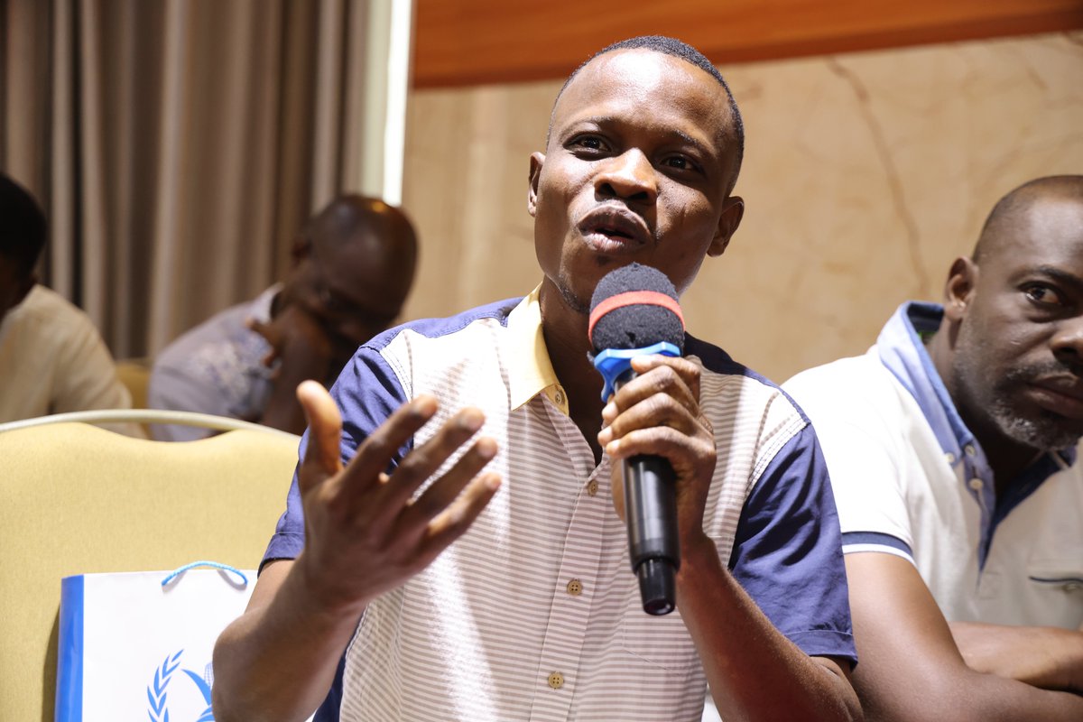 ayimalin's tweet photo. Café Presse –  @aliouatt , Représentant Résident #WFPBenin a échangé avec une dizaine de #médias locaux autour des opérations du PAM au #Bénin.

Cette rencontre a permis aux journalistes de cerner les diverses interventions de l'agence au delà de l'alimentation scolaire. https://t.co/nH8OGZFm3P