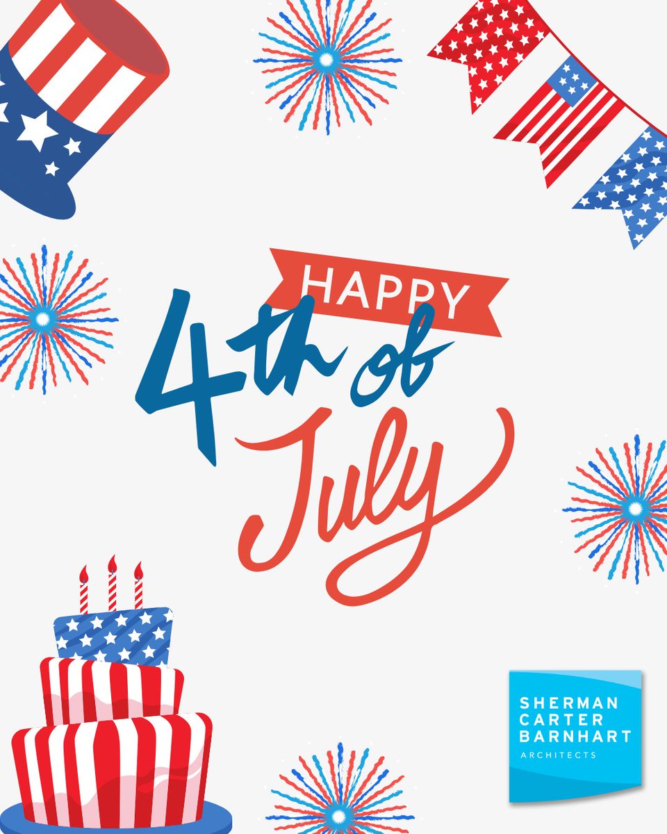 Happy Fourth of July from all of us at Sherman Carter Barnhart Architects!