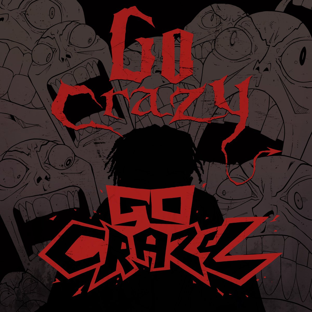 Bidemitata's tweet photo. Design and typography for GO CRAZY by @BlaqBonez https://t.co/3WsZBNo6Ga