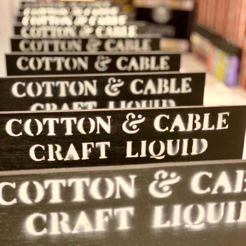 Who has seen one of our exclusive Cotton &amp; Cable flavour stands in a shop near them? Upload a pic and tag us 👇

#vapeuk #vapeshop