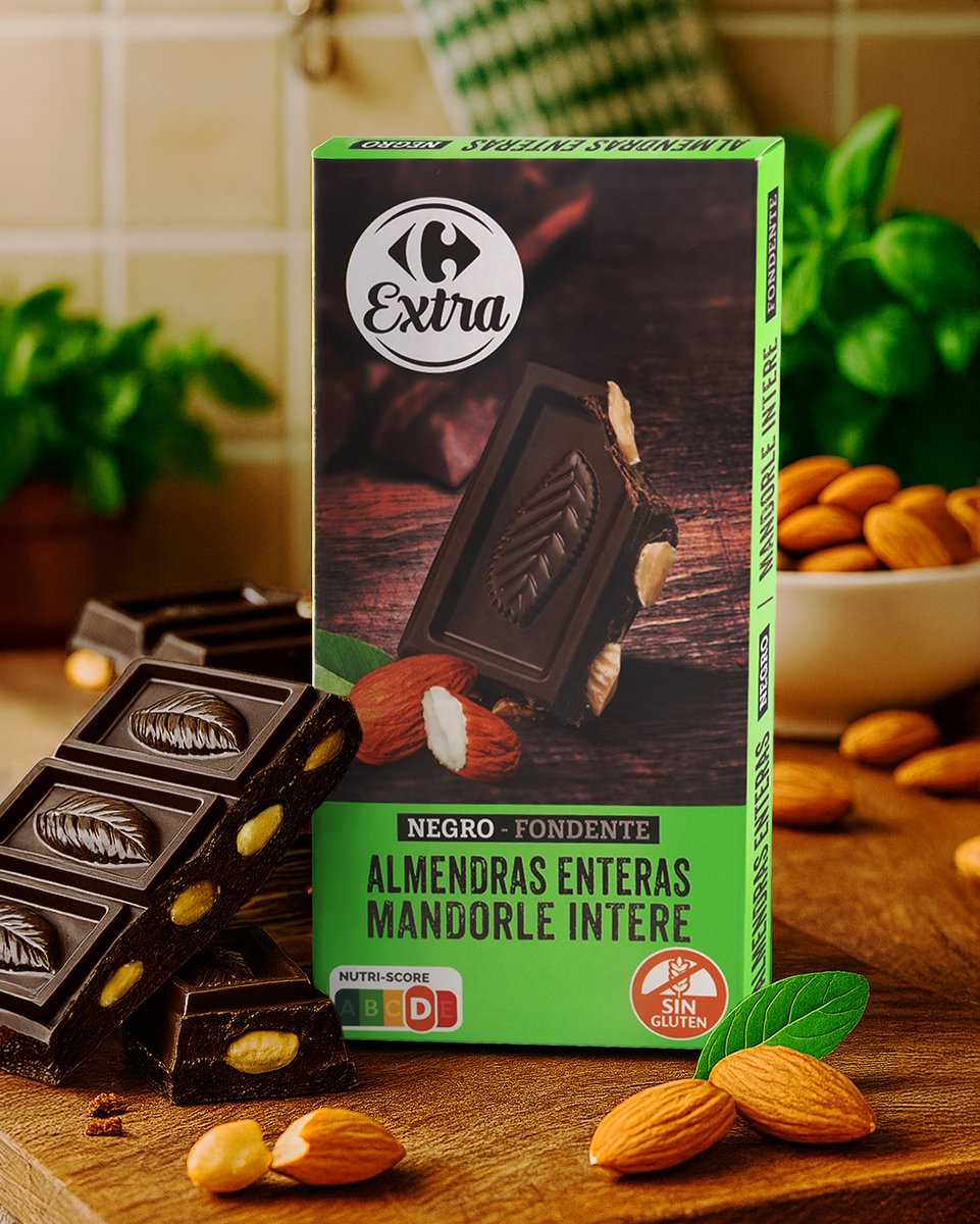 ccplazadealuche (@ccplazadealuche) on Twitter photo 🍫 Un momento para ti, con mucho sabor y sin remordimientos.
Descubre el chocolate negro con almendras de la gama BIO de <a href="/CarrefourES/">Carrefour España</a>: el capricho perfecto para tus pausas más conscientes 🌿 🍫 Un momento para ti, con mucho sabor y sin remordimientos.
Descubre el chocolate negro con almendras de la gama BIO de <a href="/CarrefourES/">Carrefour España</a>: el capricho perfecto para tus pausas más conscientes 🌿