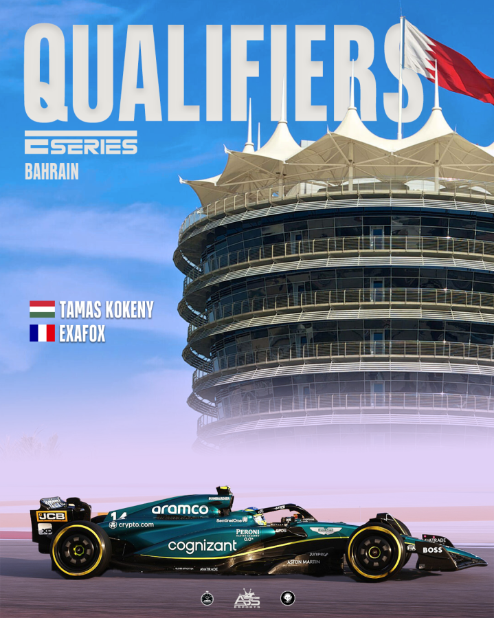 🏁 | Qualy Day – <a href="/PremierSimGL/">PSGL</a>  Eseries

Tonight, we face against history. 

At 7:30 PM CET, <a href="/Exafow/">Exafox</a>  and <a href="/TamasKokeny73/">Tamas Kokeny</a>  step into Lobby 2 at the Bahrain International Circuit.

Two drivers. One mission: qualify.

Good luck guys !