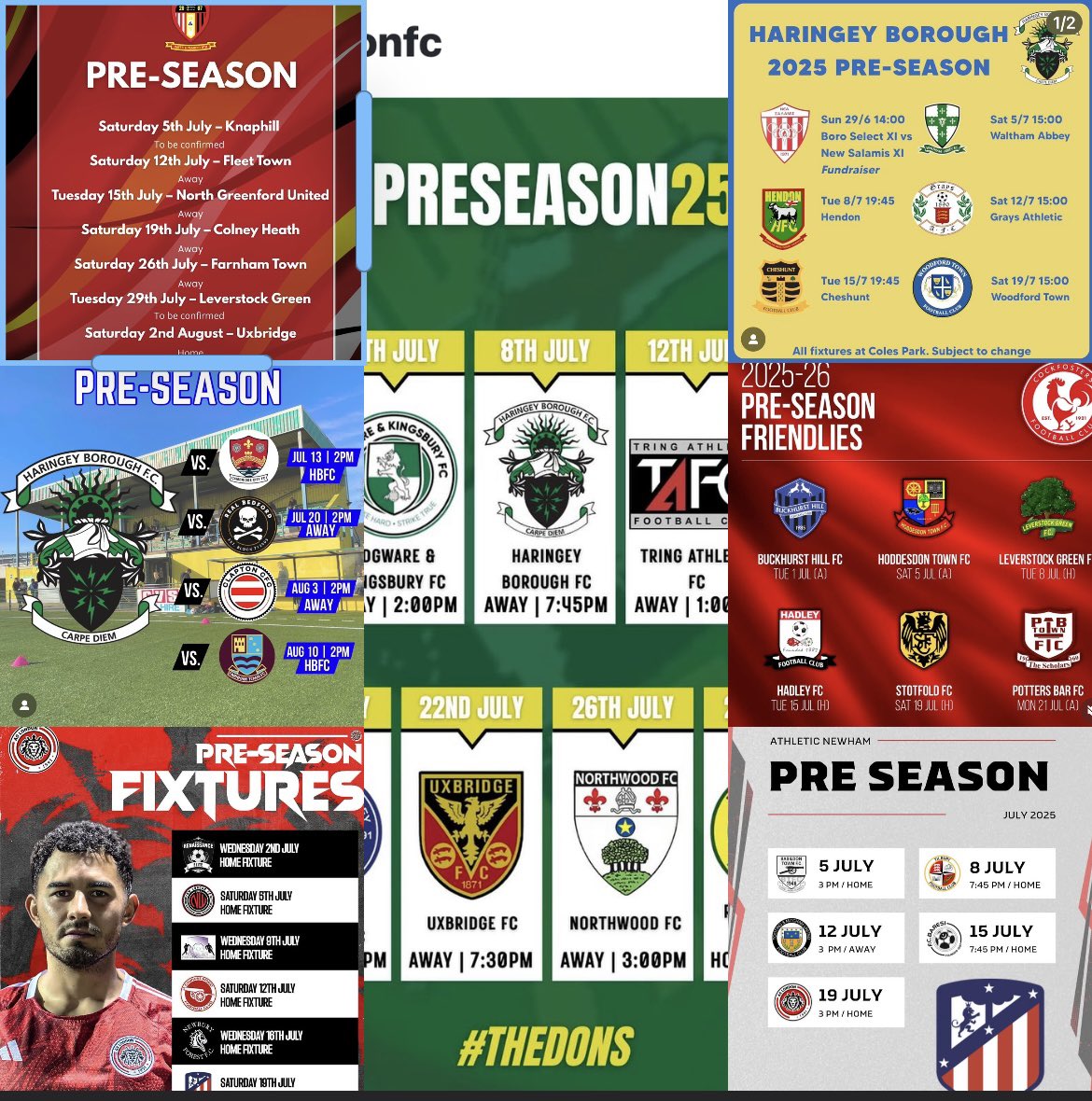 Pre-season games