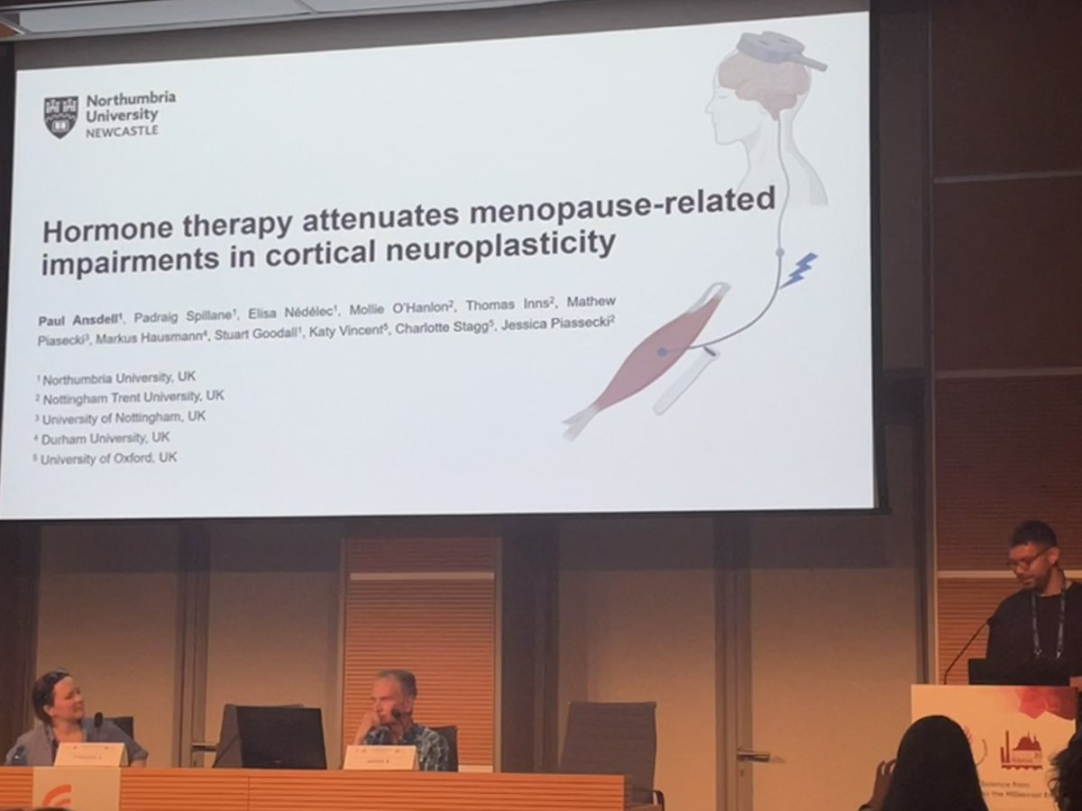goodall_stuart's tweet image. Great to have @ElisaNedelec and @PaulAnsdell wrapping things up for NU in the final session of #ECSS2025 - lovely job 😃 👏🏻 @NUSportEx