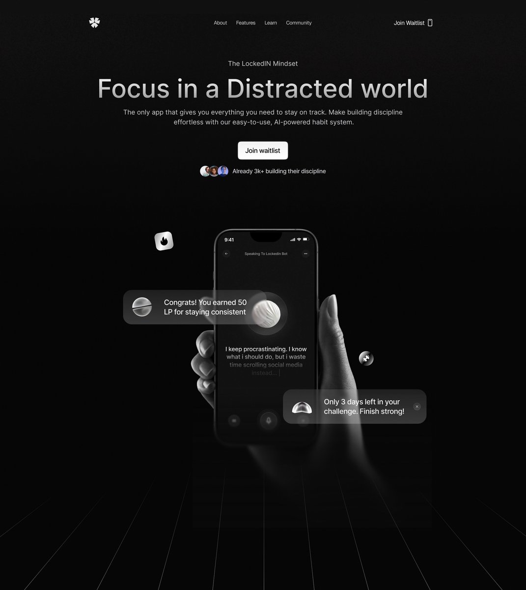 Kanishk3D's tweet image. Recapping my hero sections of the month 🚀