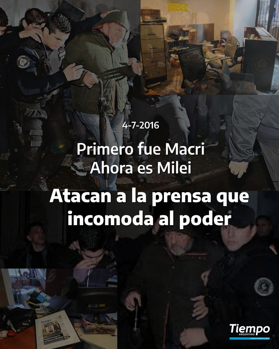 9 años del brutal ataque a Tiempo, 9 años de impunidad

El 4 de julio de 2016, Mauricio Macri nos trataba de usurpadores unas horas después del brutal ataque de una patota a nuestra redacción. El violento ingreso al diario comandado por Mariano Martínez Rojas contó con la