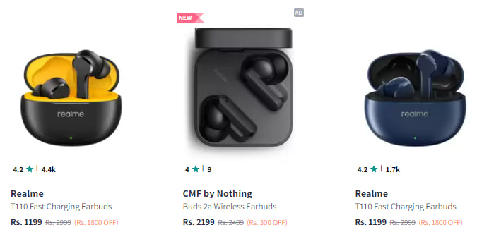 GrabOnIn's tweet image. 🎧 Realme Buds at just ₹1199 😍🔥
Crisp sound, deep bass &amp;amp; sleek design — all in one!

🎶 Upgrade your audio game now: grbn.in/ZUAu9j4uMN

#RealmeBuds #AudioDeals #TechSteal #EarbudsOnBudget #SoundOnPoint #DealAlert #MusicLovers #OnlineDeals #BudgetTech #GrabNow