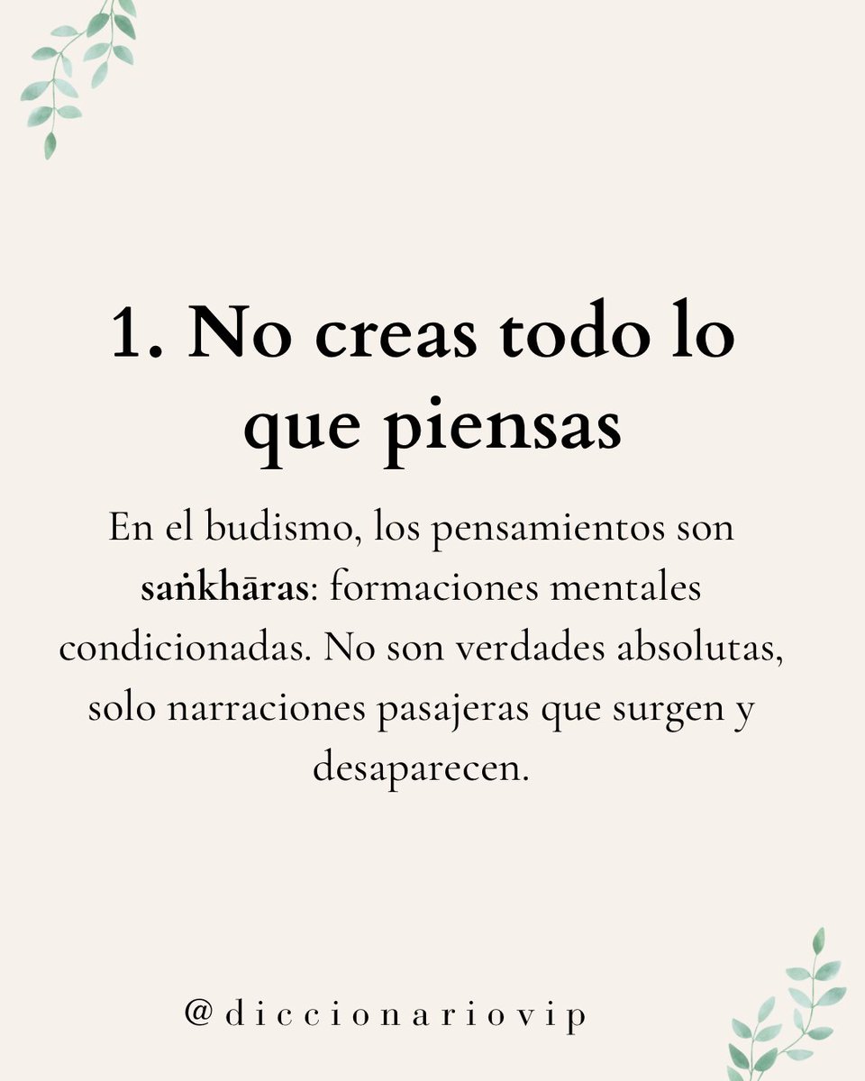 DiccionarioVIP's tweet photo. 4 ENSEÑANZAS BUDISTAS que nos devuelven la paz mental: 

1. https://t.co/KAwjSHRnhl