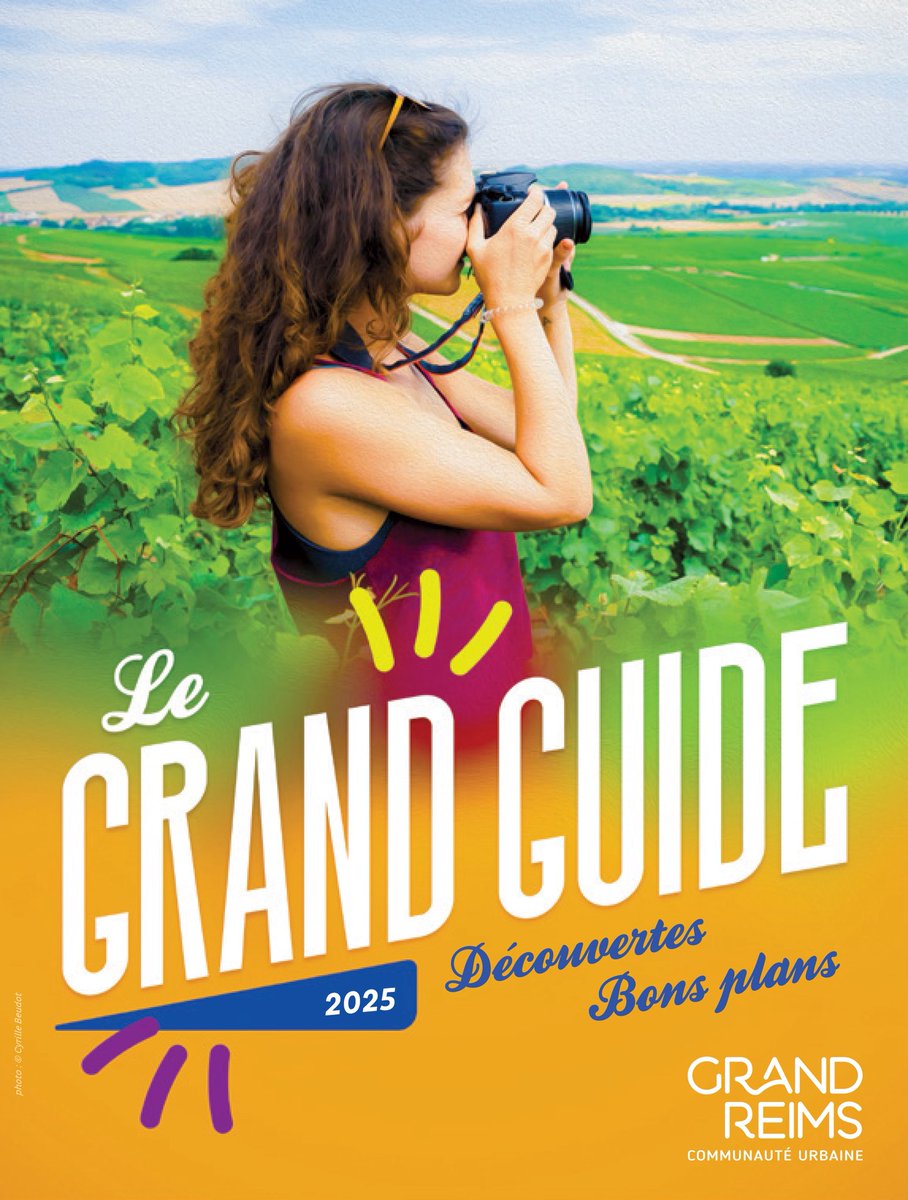 Le guide de l’été du #GrandReims ! Pour vos sorties en famille, activités entre amis ou encore pour retrouver tous les bons plans du #territoire, découvrez le #guide du Grand Reims vous accompagne tout l’été et au-delà =&gt; bit.ly/4nsB4A5
