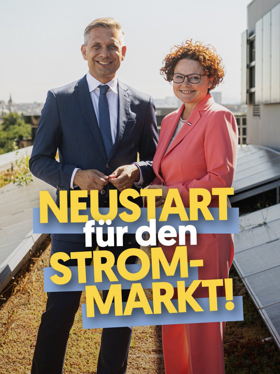 Mit dem neuen ElWG leiten wir die größte Strommarktreform seit 20 Jahren ein. Sie soll:
⚡ Haushalte &amp; Betriebe entlasten
⚡ Versorgung sichern
⚡ die Energiewende beschleunigen
Heute startet die Begutachtung – es braucht jetzt neuen Pragmatismus in der Energiepolitik.👇 1/3