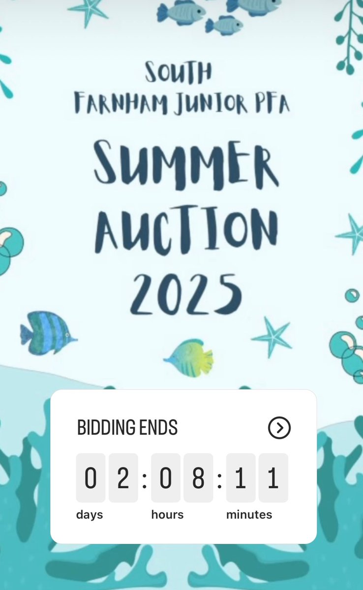⏳ The clock is ticking... Only 2 days left to get your bids in before they close at 9pm Sunday!
Fancy some reflexology, £50 dining vouchers, or a family getaway? You’ll find all that and more waiting for you!
Don’t miss out – visit: auctionofpromises.com/SFPFASummerAuc… #AuctionCountdown