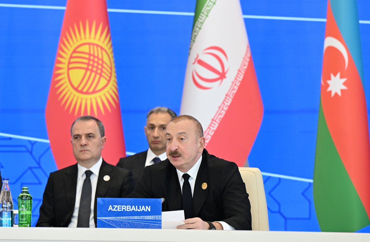 President Ilham Aliyev addressed the 17th Summit of the Economic Cooperation Organization (ECO) in the city of Khankendi.

president.az/en/articles/vi…