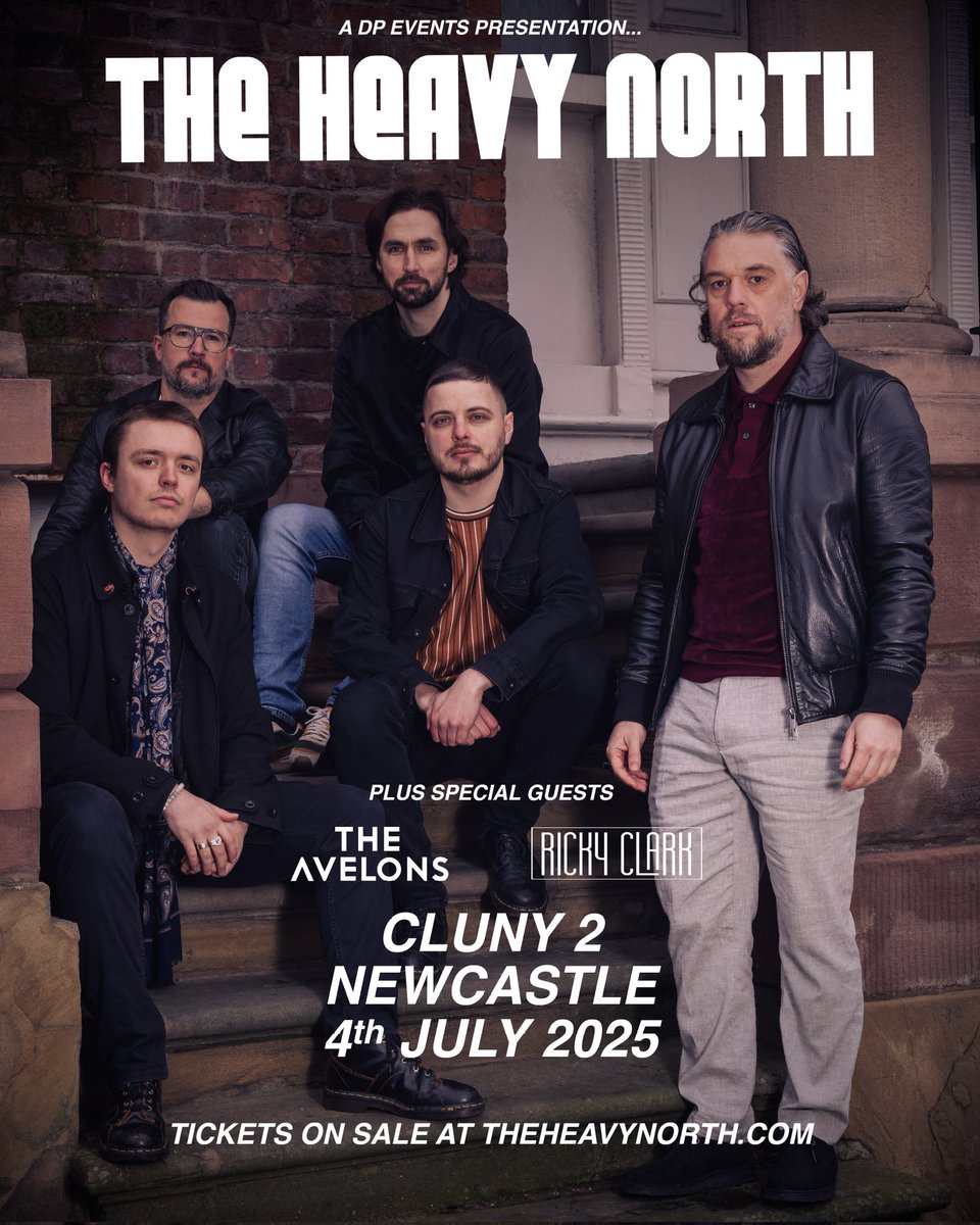 The Heavy North (@theheavynorth) on Twitter photo TONIGHT we play Newcastle's The Cluny 2 to kick off our run of summer headline shows!
Support comes from <a href="/TheAvelons/">The Avelons</a> & <a href="/rickyclarkmusic/">Ricky Clark</a>
Last tickets available at theheavynorth.com π
πΈ: J P Mott Photography TONIGHT we play Newcastle's The Cluny 2 to kick off our run of summer headline shows!
Support comes from <a href="/TheAvelons/">The Avelons</a> & <a href="/rickyclarkmusic/">Ricky Clark</a>
Last tickets available at theheavynorth.com π
πΈ: J P Mott Photography
