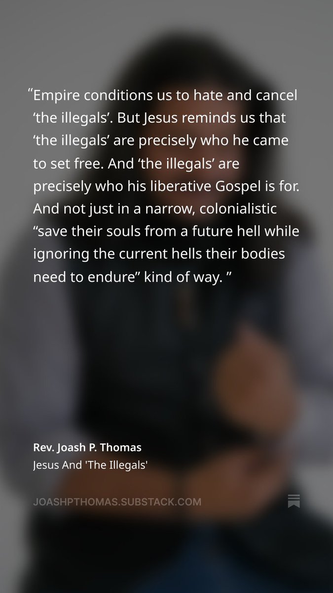 Jesus stands with ‘the illegals’ of Empire because Jesus was himself an ‘illegal’ of Empire.