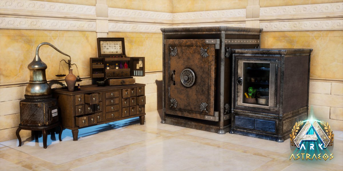 The Astraeos Structures - Custom Cosmetics is still in the works but should be ready soon! ⭐️

The next update will include a ton of different workstation skins and the new quarter structure pieces which came with the UE 5.5 update.
<a href="/survivetheark/">ARK: Survival Ascended</a> <a href="/Nitrado_EN/">Nitrado in English 👾</a> #playARK