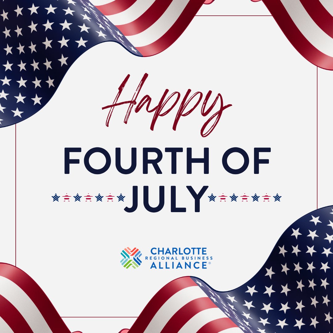 As we celebrate the 4th of July, we’re reminded of the power of vision, perseverance, and shared progress. We’re proud to stand alongside the companies, leaders, and innovators who are shaping a brighter future for our region.

#FourthOfJuly #CharlotteRegion #IndependenceDay