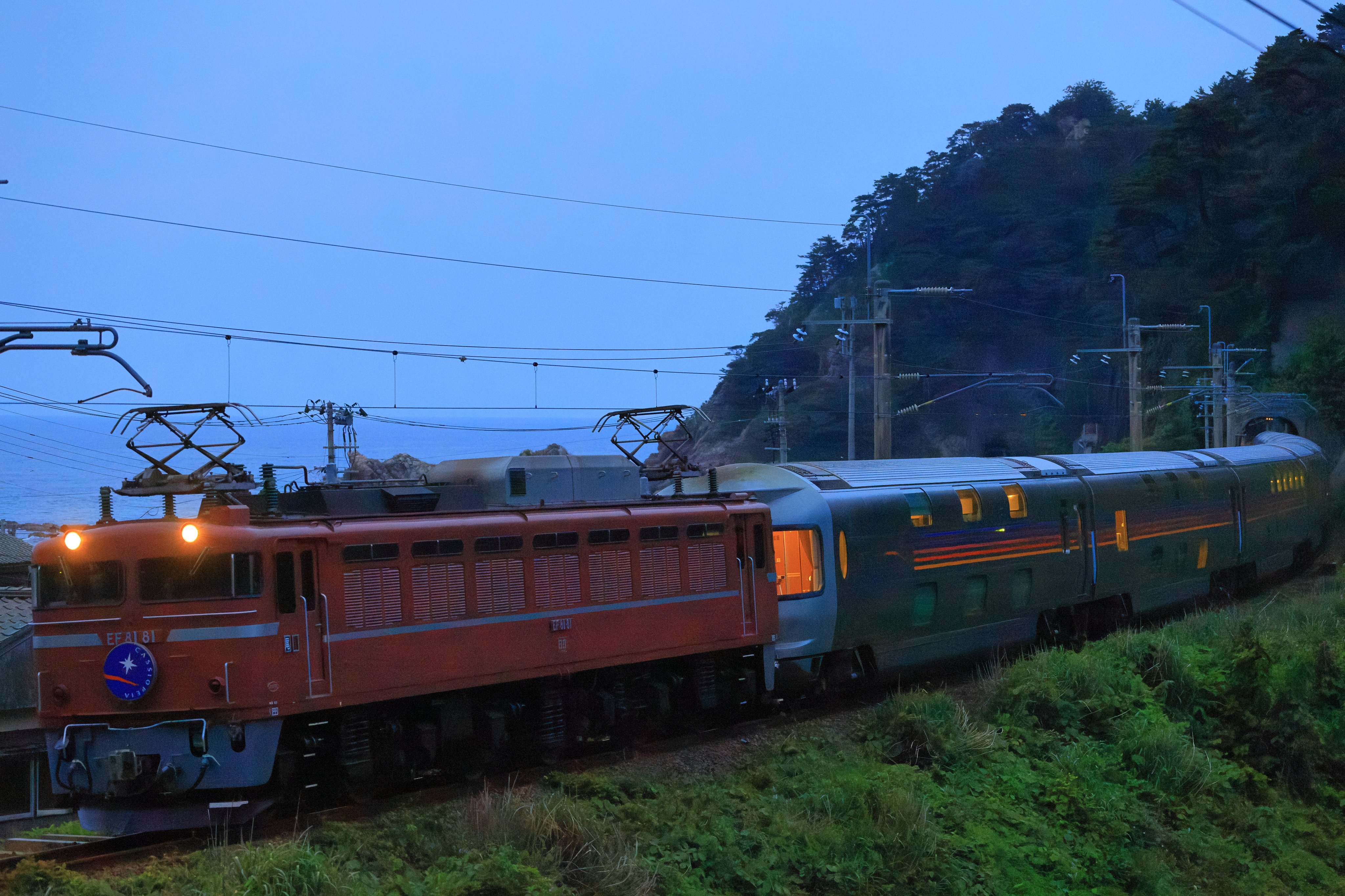 空 4月1日まで 4K / Sagano line Limited Express KINOSAKI, HASHIDATE